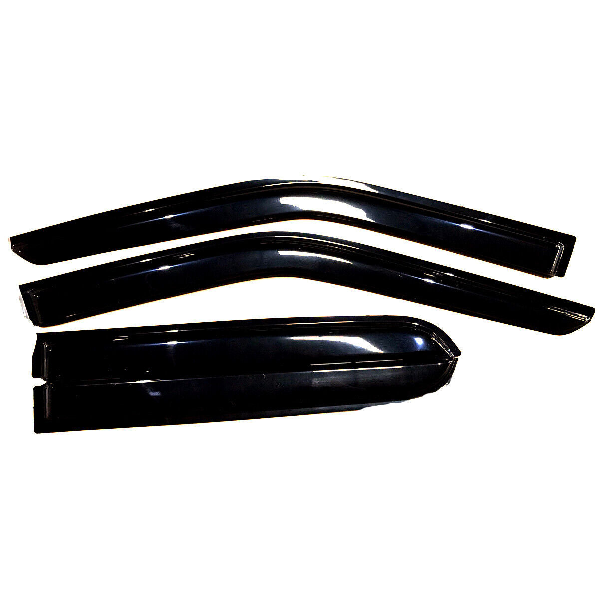 For 15-20 Ford F150 Supercrew Cab 4pcs Out Channel Sun Rain Vent Window Visors