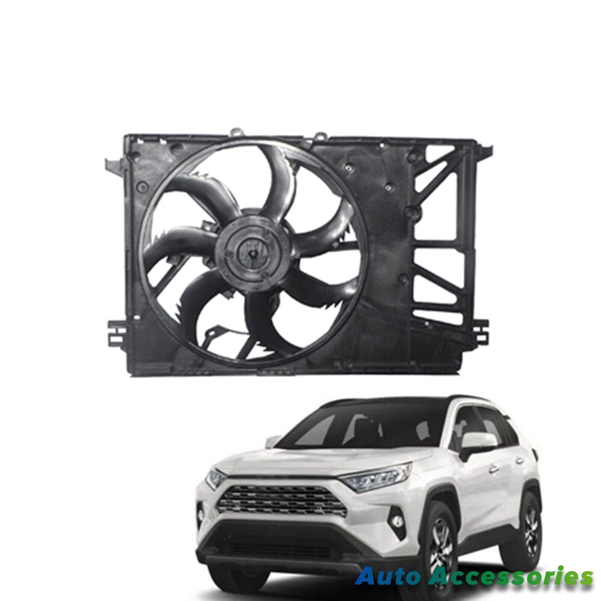 Radiator Cooling Fan Assembly for 2019-2021 Toyota Rav4 2018-2021 Camry 2.5L